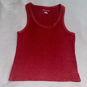American Eagle Maroon Tank Top